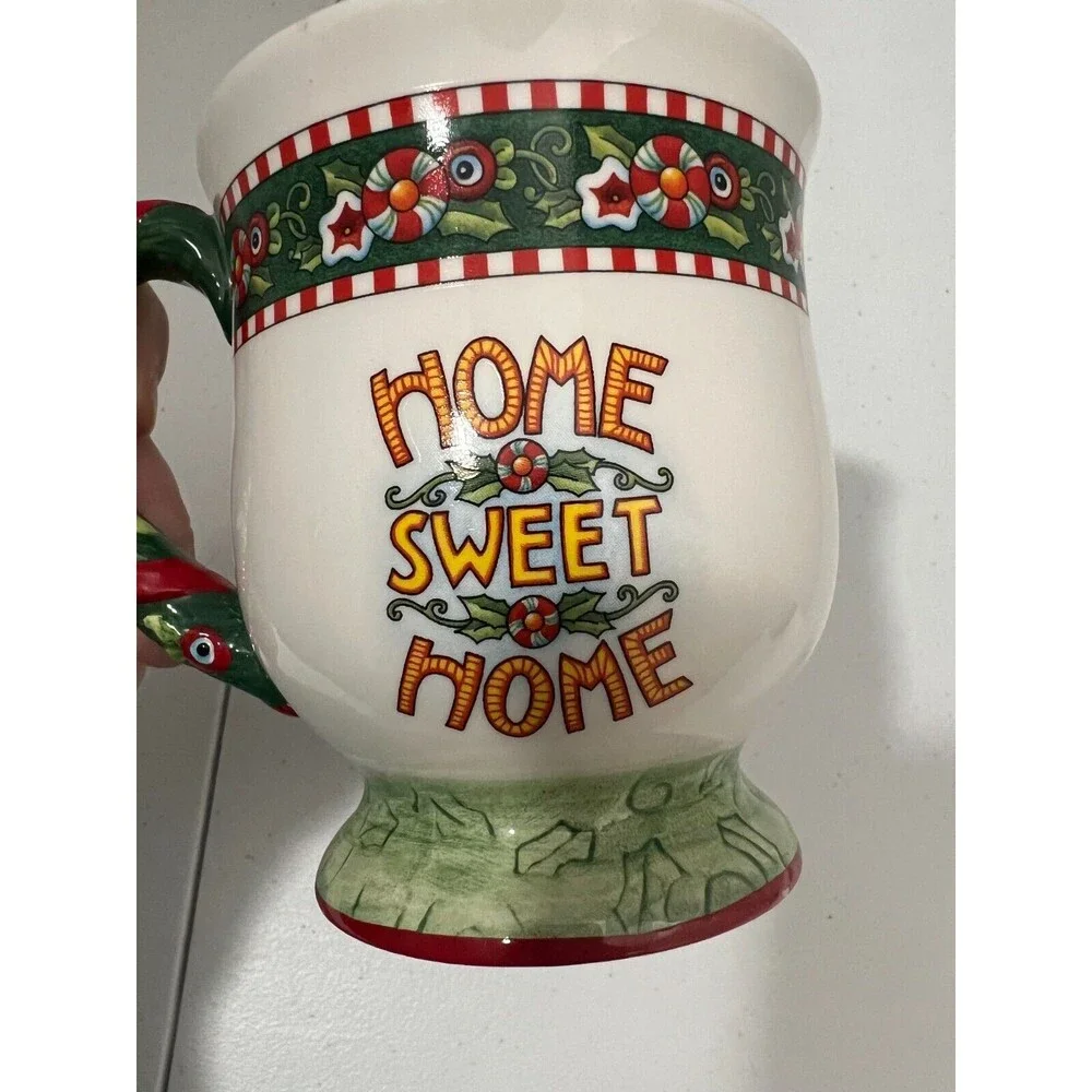 VTG Vintage 2000 Mary Engelbreit Home Sweet Home Christmas Mug